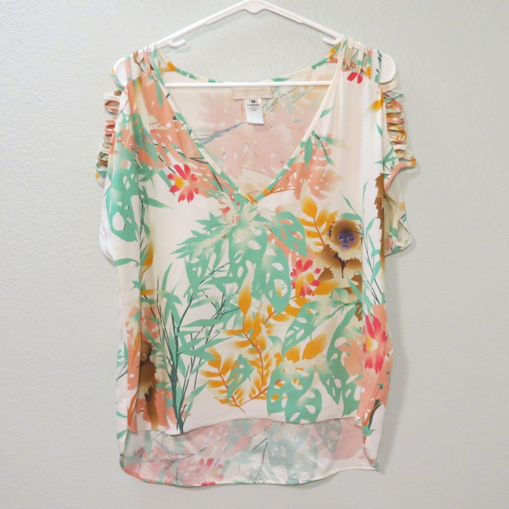 Anthropologie Corey Lynn Calter Monkey Blouse